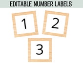 Printable Classroom Calendar Numbers Square Number Cards - Etsy Canada