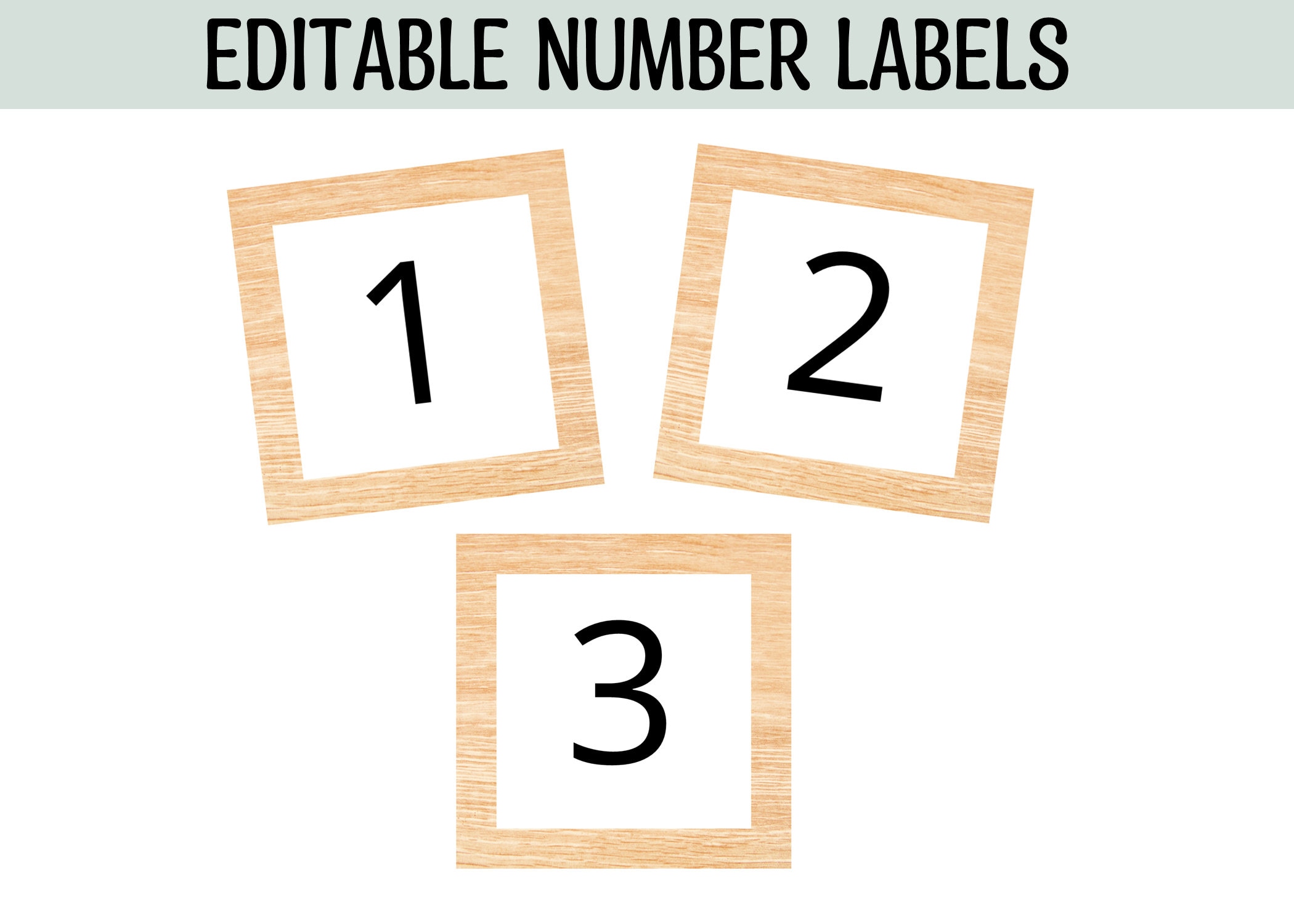 Printable Classroom Calendar Numbers Square Number Cards Etsy Canada