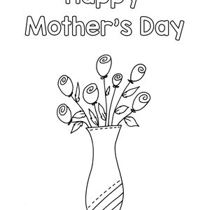 Printable Mother's Day Coloring Pages, Mother's Day Coloring Worksheets ...