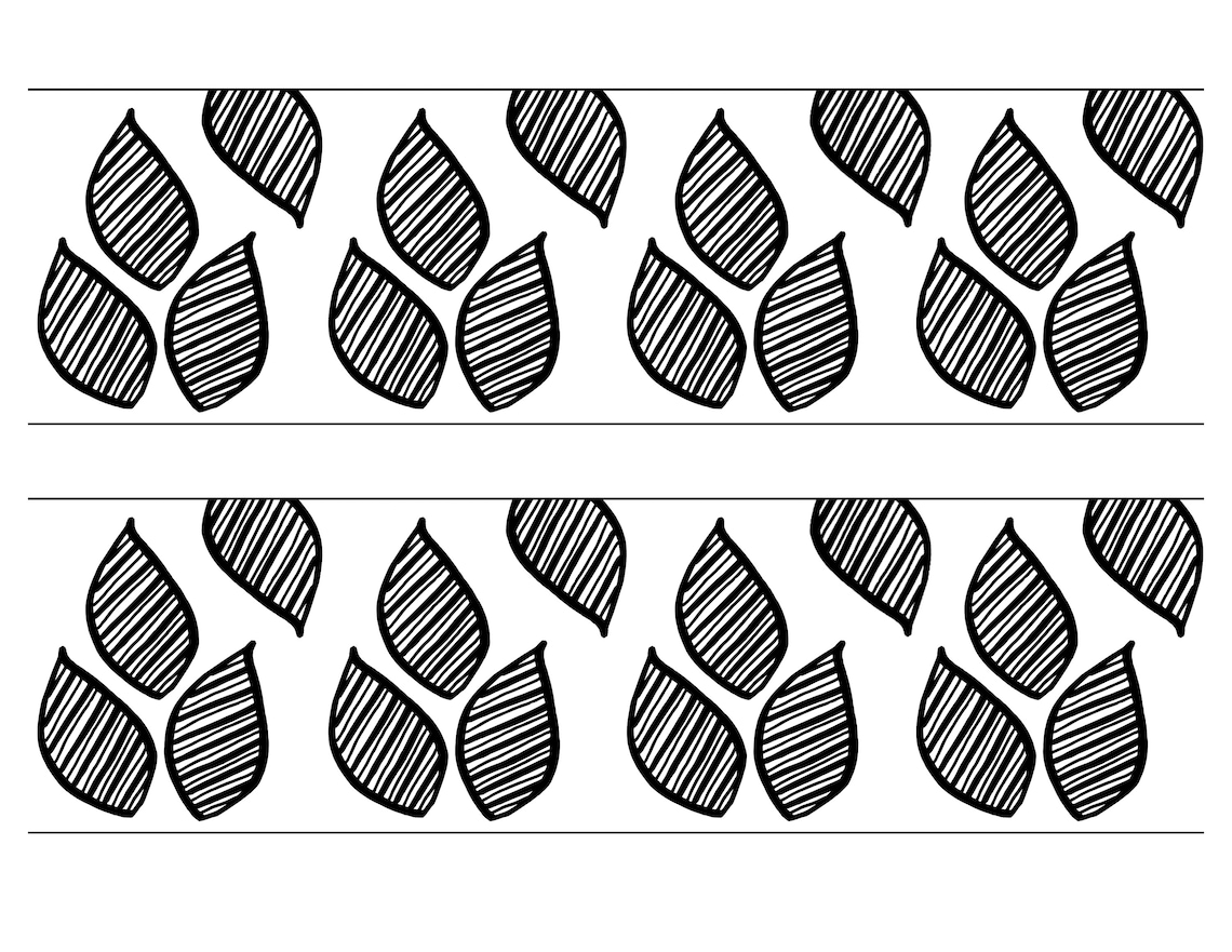 Minimalist Bulletin Board Borders, Classroom Border, Printable Wall