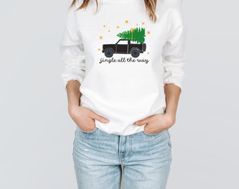 Chemise de Noël Ford Bronco, sweat-shirt bronco pour femmes, nouveau haut Ford Bronco