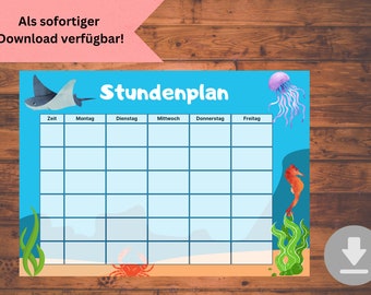 Stundenplan Unterwasser PDF Download