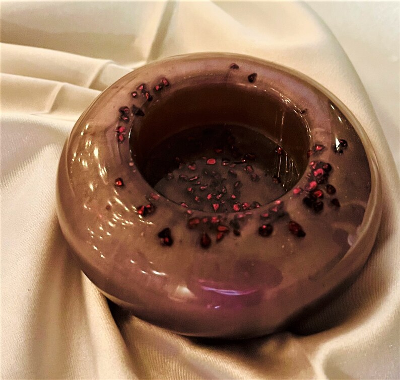 Custom Made Epoxy Resin Tea Candles Etsy