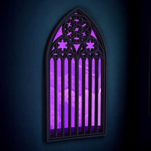 Espejo del arco de la catedral de Santa María – Arte mural de arquitectura gótica de Sídney / Espejo de ventana grande con múltiples capas