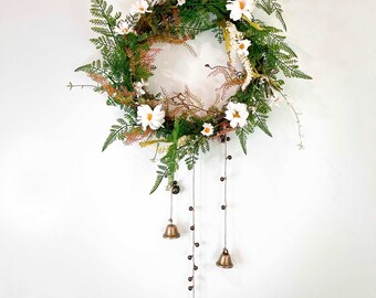 Whimsical Witchy Wreath with Witch Bells