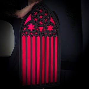 Gothic Arch Mirror | Cathedral | Dark Home Decor | Spooky | Halloween | Witch | Occult | Gothic decor | Wall Art | Gothic Mirror