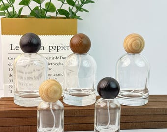 Klarglas Feinnebel Sprühflasche, leerer flüssiger Parfümspenderbehälter, Reisezerstäuberflasche für Toner, Körperlotion, Schönheit & Gesundheit