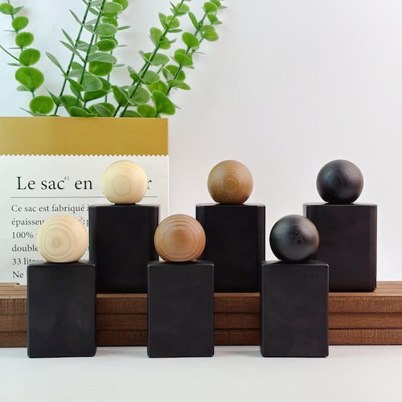 30ml 50ml Refillable Black Glass Fine Mist Spray Bottles, Refillable Perfume Spray Containers, Skincare Packaging, Gift & DIY Beauty Brands
