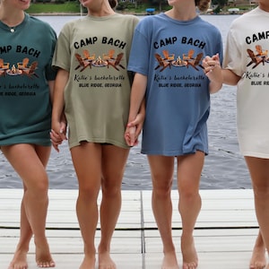 Camp bachelorette, Camping Bachelorette Party PNG/SVG Design for Bride & Bridal Party T-Shirts, Accessories, Cabin Adventure theme bach