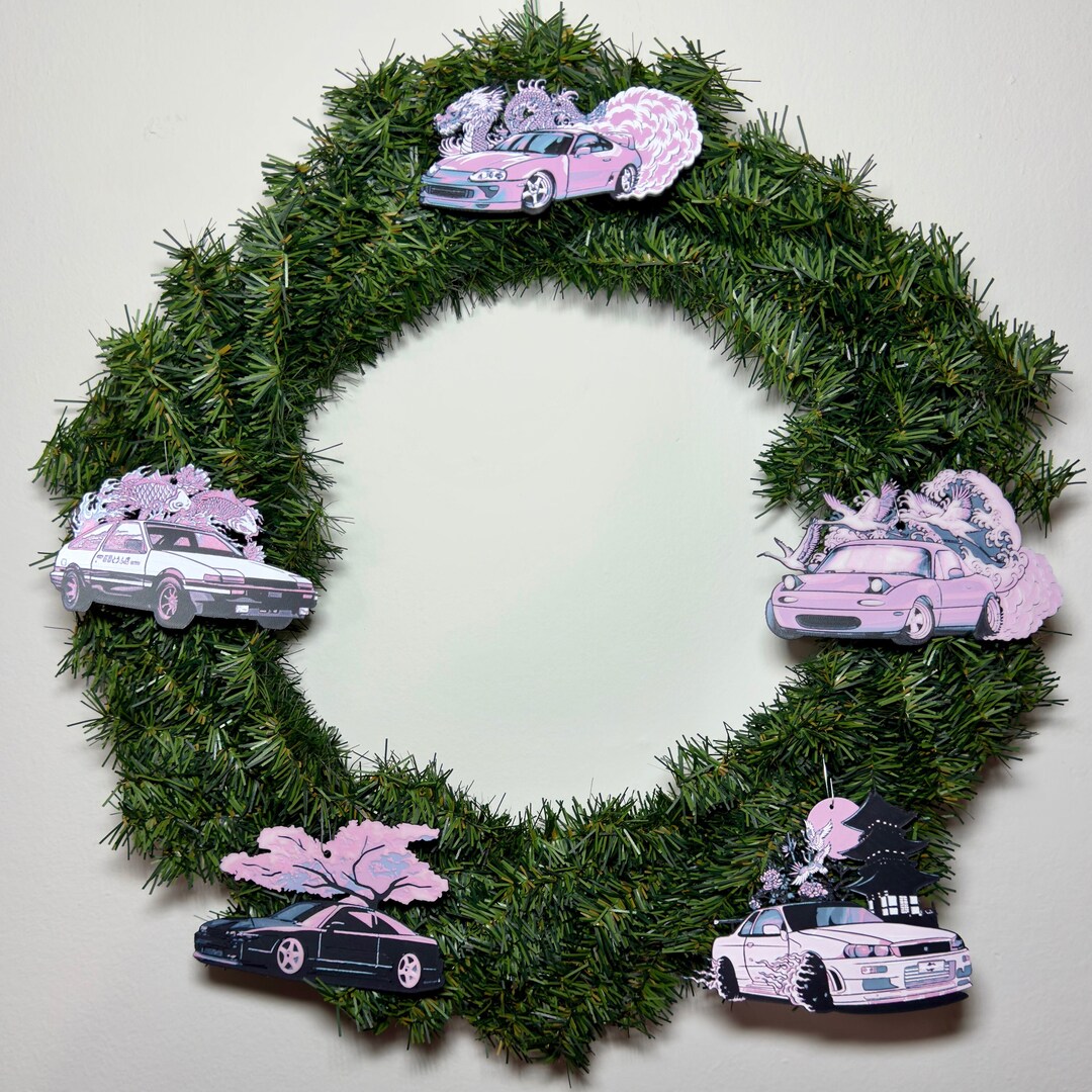 3D Printed JDM Christmas Ornaments sunset Etsy