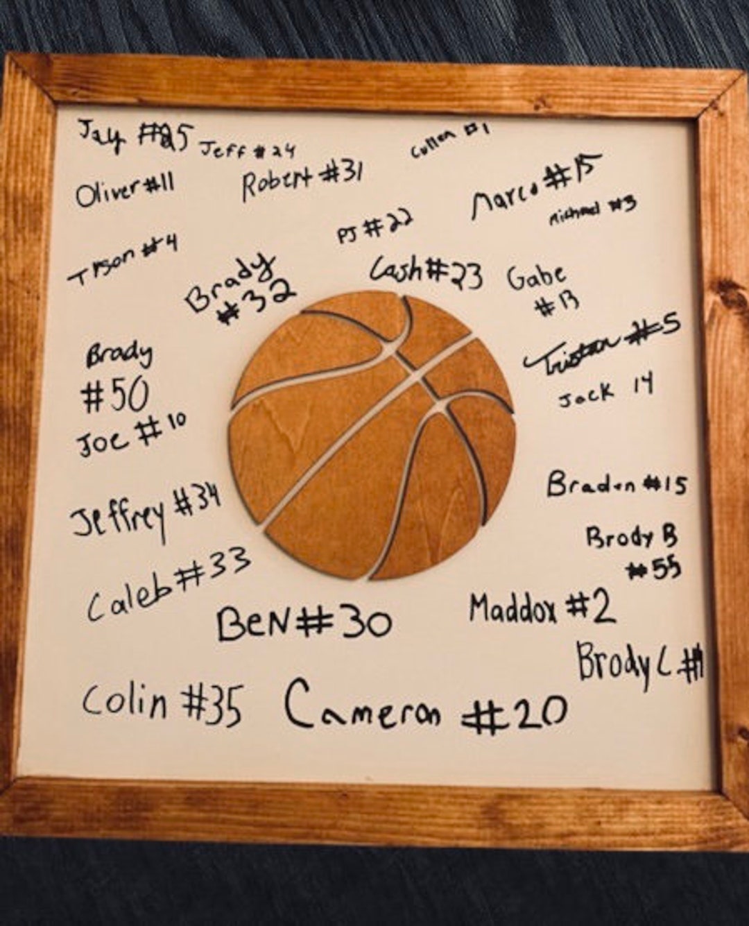 Basketball Coach Gift Gifts for Coach Signable Coach Etsy