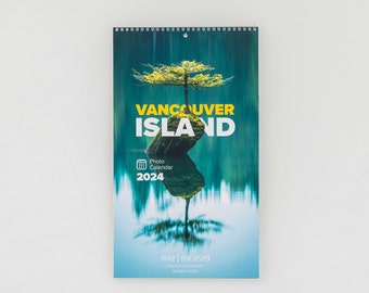 2024 Vancouver Island Photo Calendar | Landscape photography calendar | 2024 Wall Calendar | Canada Calendar | Nature Calendar | BC Calendar