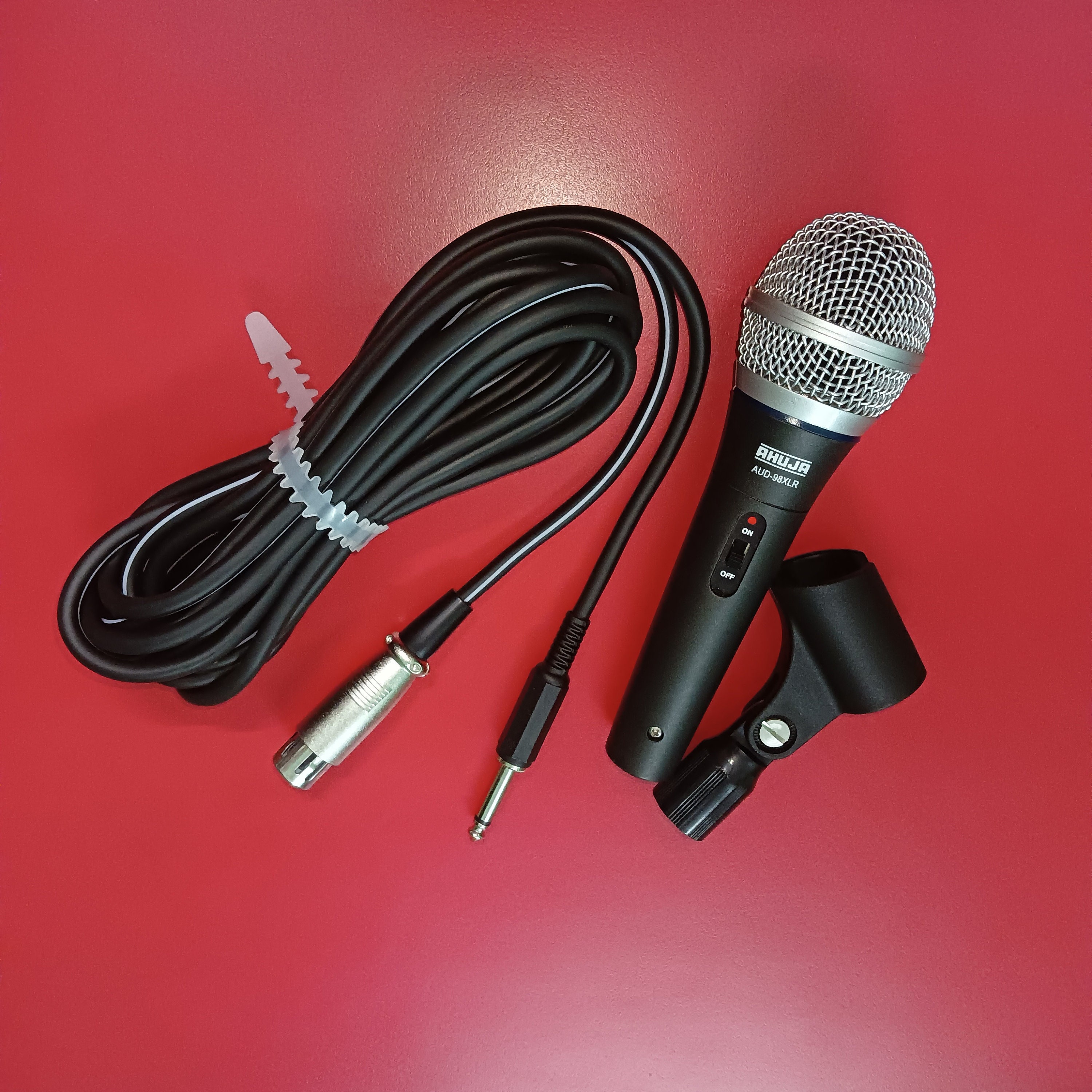 Ahuja Unidirectional Dynamic Microphone AUD 98XLR Corded Mic Etsy