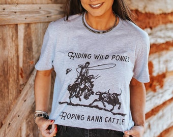 Riding Wild Ponies Graphic Tee