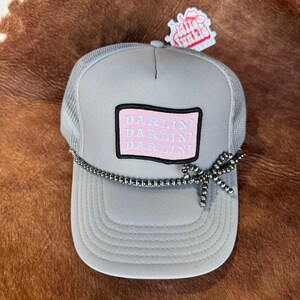 Pretty in Pearls Bow Trucker Hat - TSB main image 0