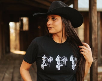 Rodeo Girl western shirt, Cowgirl Tee, Texas Tees for Women, American Rodeo Shirt, Summer Outfits, Western Wear