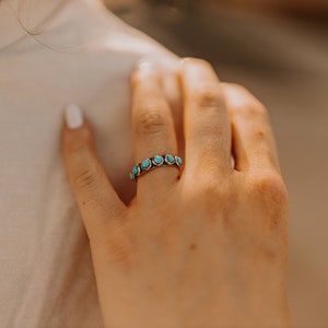 Authentic Multi Stone Turquoise Ring