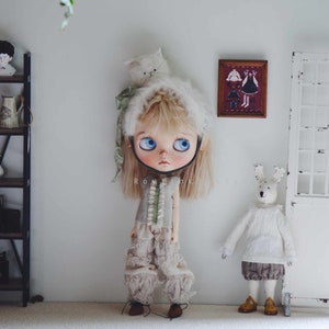 Vintage Vest + Pants Doll Clothes: Neo Blythe, Azone, OB24 1/6 BJD