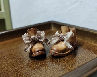 Ręcznie robione skórzane buty dla lalek: styl vintage dla Blythe, Azone, OB22/OB24