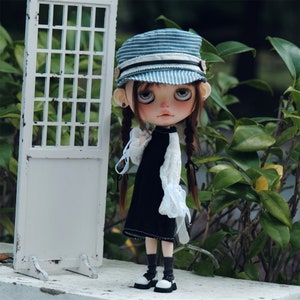 Vintage Doll Dress & Socks: Neo Blythe, Azone, OB24, 1/6 BJD Clothes