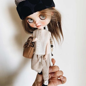 Top+Pants Neo Blythe Doll Clothes ob24 ob22 Azone,1/6 Bjd Doll Clothes,Blythe Top,Blythe Skirt,Blythe Pants