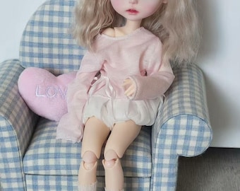 1/6 Doll wig for Landazz Landoudou Doll 16cm head circumference