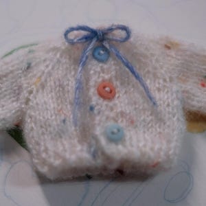 Handmade Knitted OB11 Doll Sweater, 1/12 BJD Outfit image 4