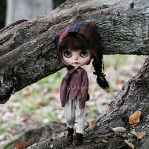 Vintage Hairbands+pants+tops Neo Blythe Clothes ob24 ob22 Azone,1/6 Bjd Doll Clothes,Blythe Top,Blythe Skirt,Blythe Pants