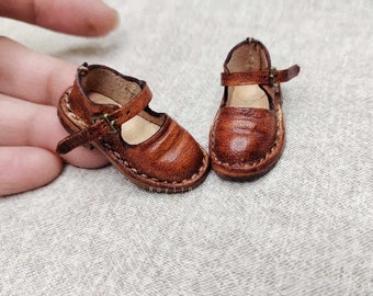 Vintage Leather Doll Shoes: Blythe, Azone, OB22/OB24