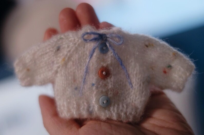Handmade Knitted OB11 Doll Sweater, 1/12 BJD Outfit image 3