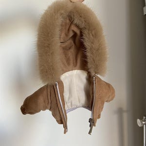 Fur Collar Coat for Blythe Doll: 1/6 BJD Doll Clothes
