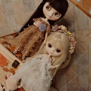 Blythe Doll Clothes: 1/6 BJD Dress for OB24/OB22, Azone S Dolls