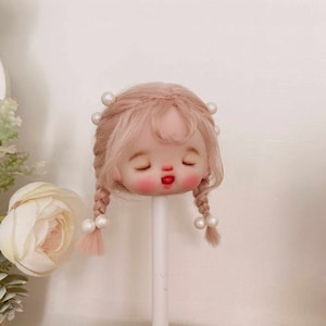 Kawaii Mohair OB11 Doll Wig 5-6&quot; - Handmade BJD Wig