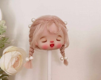 Kawaii Mohair OB11 Doll Wig 5-6&quot; - Handmade BJD Wig