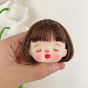 10 Color Brown Pink Gold Soft OB11 Doll Wigs 5-6“ ,OB11 Hair,Obistu 11 Mohair wig,OB11 doll wig,OB11 doll wig,1/8 BJD Doll Mohair Wig