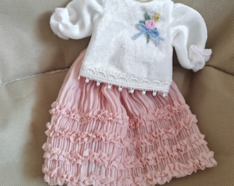 Ubranka dla lalki Blythe, sukienka BJD 1/6, top i nakrycie głowy