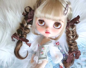 Fashion Mohair Blythe/Qbaby Doll Wig, 9-10"