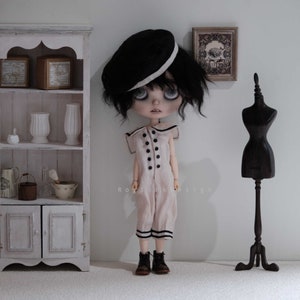 Vintage Jumpsuit Neo Blythe Doll Clothes ob24 ob22 Azone,1/6 Bjd Doll Clothes,Blythe Top,Blythe Skirt,Blythe Pants