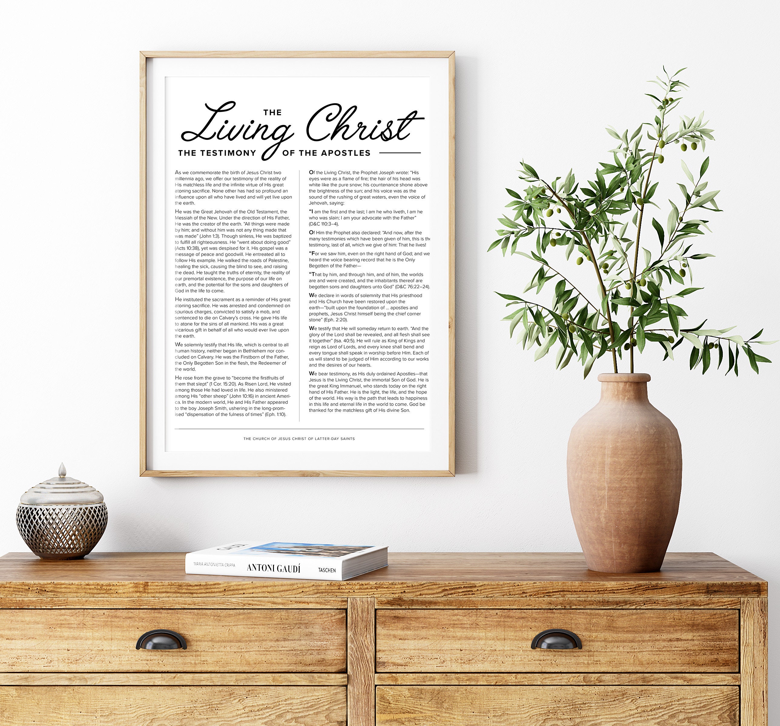The Living Christ, The Living Christ Print, LDS Wall Art, Posters, Digital Download