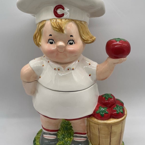 Vintage 2004 Campbells Soup Chef Cookie Jar Tomato Soup