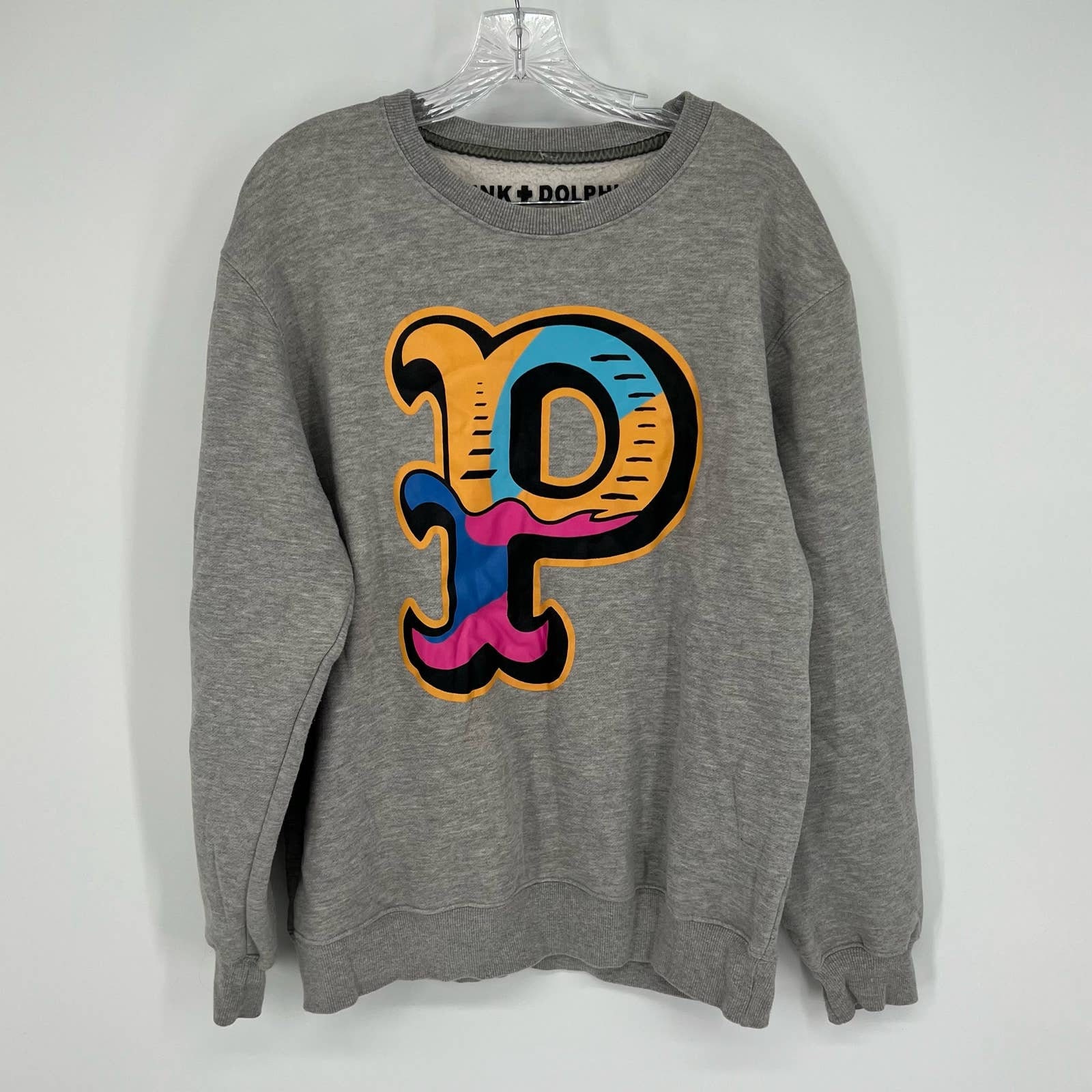 Pink dolphin sweater sales