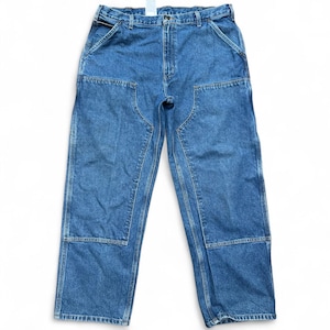 Y2K Carhartt B73 DST Denim Double Knee Carpenter Jeans Dungaree Fit Men&#39;s 38x30