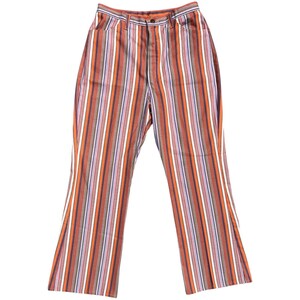 Rafaella Womens Pants 14 Black Striped Casual Business