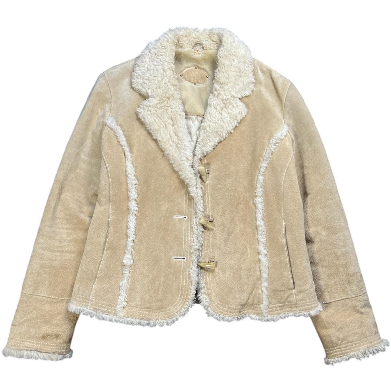 Y2k Fur Trim Jacket - Etsy Y2k Fur Trim Jacket - Etsy