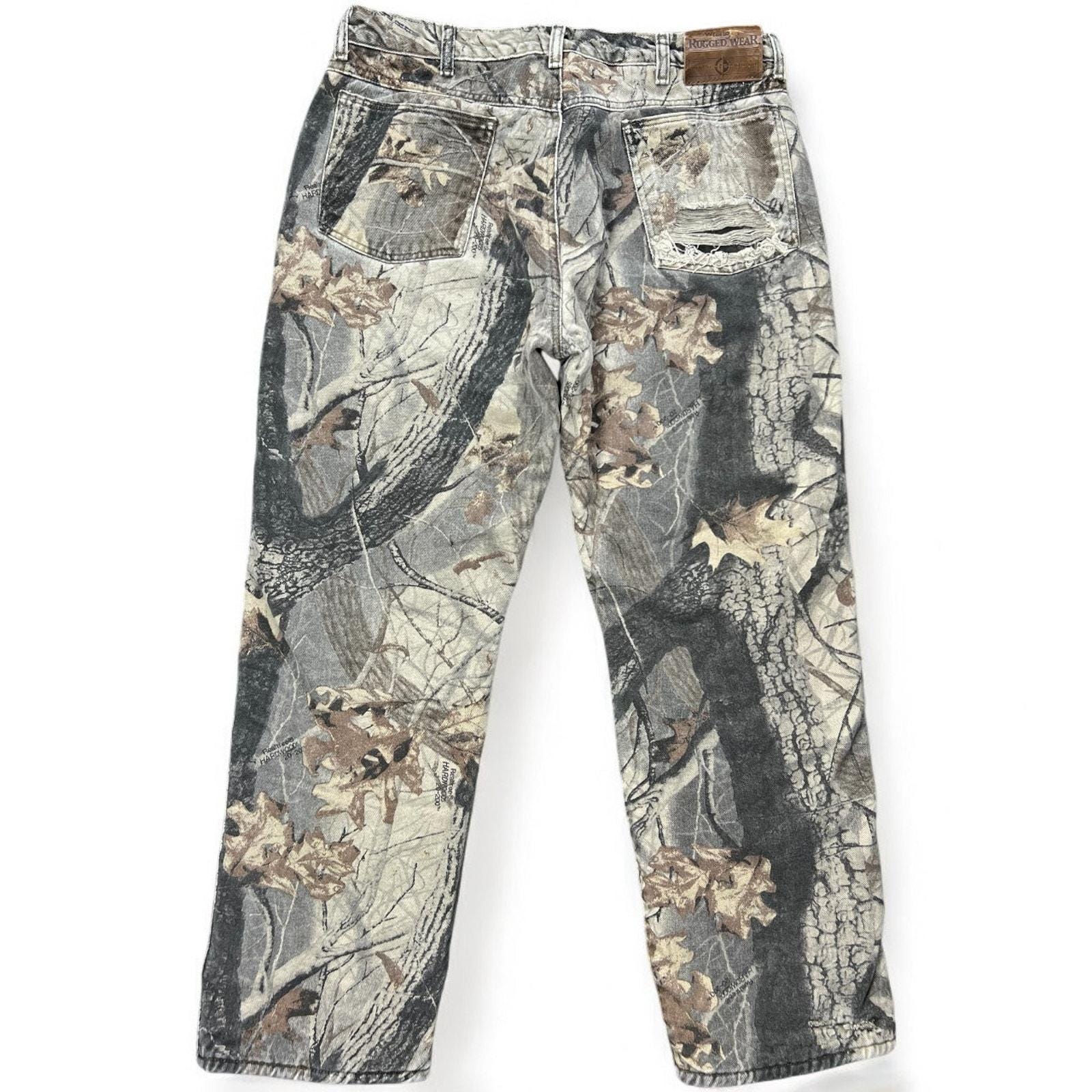 Distressed Camo Pants