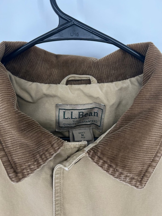 Vintage LL Bean Tan Barn Chore Jacket Men’s Med R… - image 4