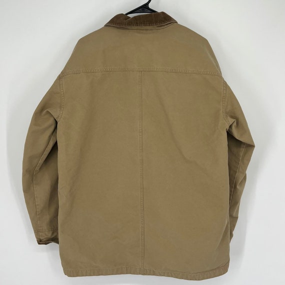 Vintage LL Bean Tan Barn Chore Jacket Men’s Med R… - image 3