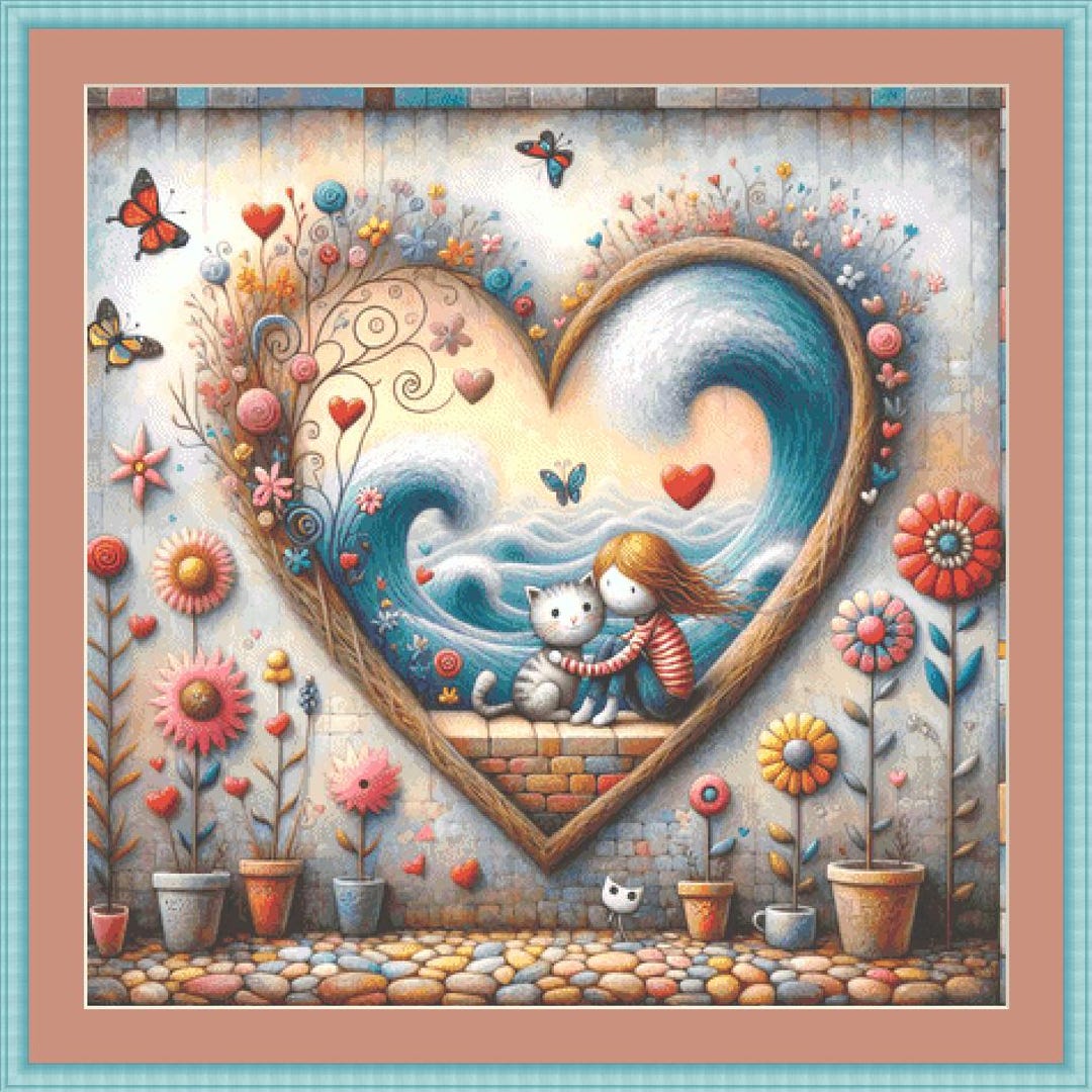 ステッチとクラフトでハートをあらわす HEARTS STITCH & CRAFT