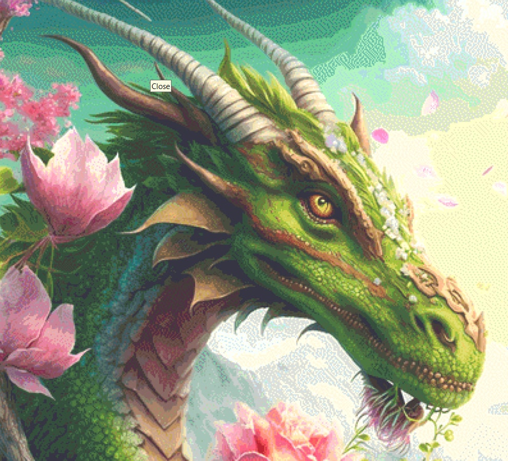 Spring Dragon Cross Stitch Pattern by Sekaior Kaimera Orion digital ...