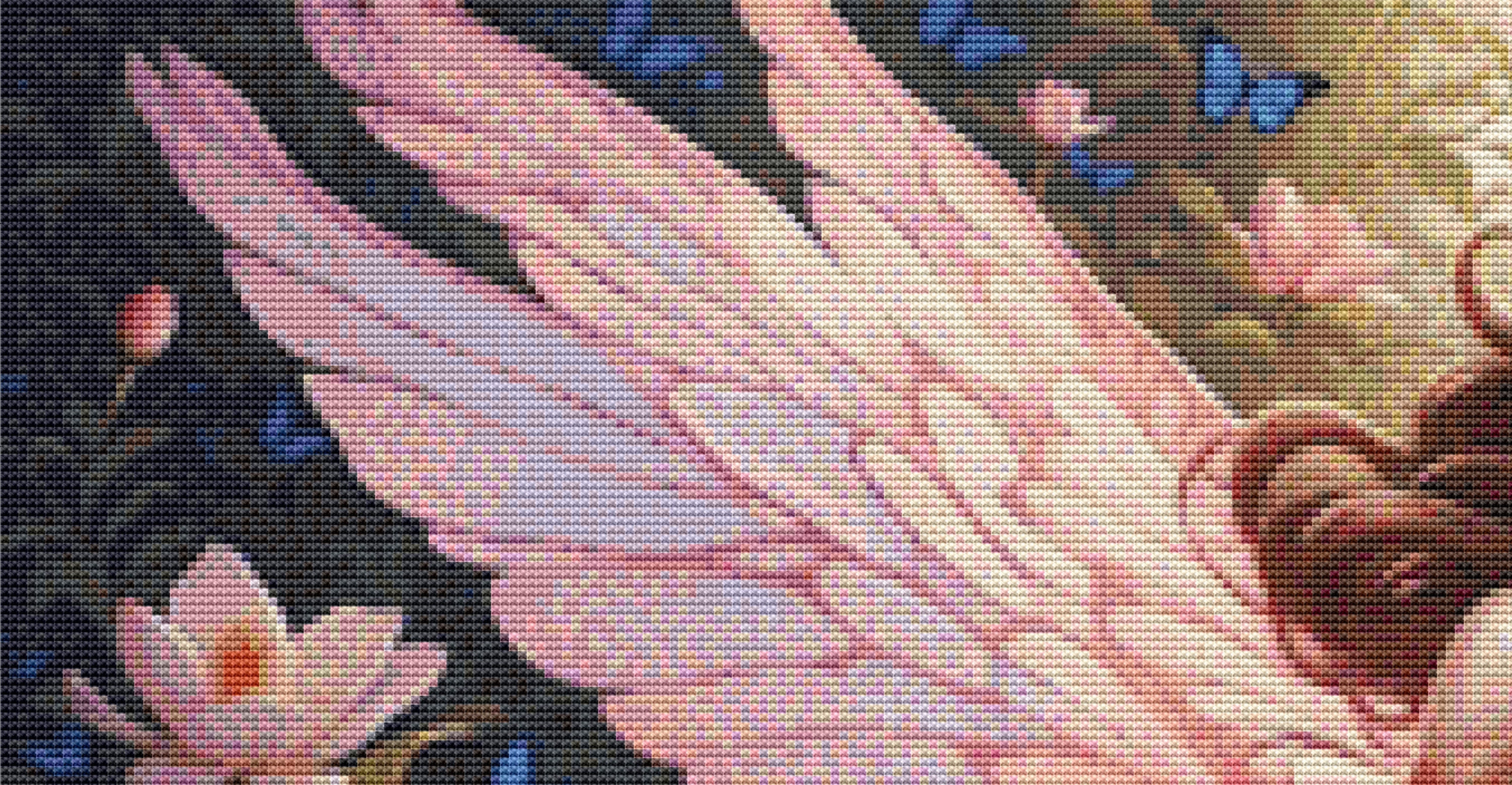 Fairy World Collection No. 1 Pink Fairy Cross Stitch Pattern